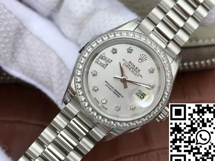 Rolex Dial 28mm Datejust Lady Silver 279136RBR 0401